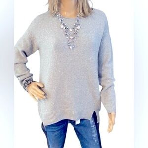 Michael Kors Oversized Crewneck Pullover with Split Side’s. Like New!